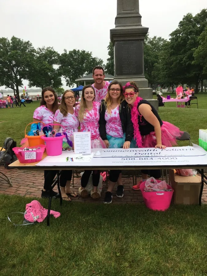 Commonwealth Pediatric Dental staff at a community outreach event